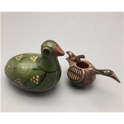 Bird Effigy Pots