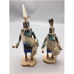 Pair of Small Zuni Kachinas
