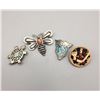 Image 2 : Lot of 4 Pins - Brooches