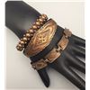 Image 1 : Group of 3 Vintage Copper Bracelets