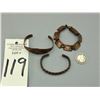 Image 7 : Group of 3 Vintage Copper Bracelets