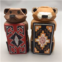 Navajo Folk Art Book Ends