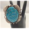 Image 7 : Large Stone Turquoise Bracelet