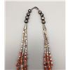 Image 3 : Multi-Strand Coral and Heishi Necklace