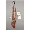 Image 6 : Multi-Strand Coral and Heishi Necklace