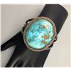 Image 2 : Large Webbed Turquoise Stone Bracelet
