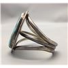 Image 3 : Large Webbed Turquoise Stone Bracelet