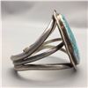 Image 4 : Large Webbed Turquoise Stone Bracelet