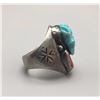 Image 3 : Vintage Carved Turquoise Ring