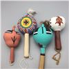 Image 2 : Group of 4 Native Style Dance Rattles