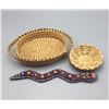 Image 1 : Huichol Beaded Snake and Baskets
