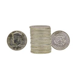 Roll of (20) Brilliant Uncirculated 1964 Kennedy Half Dollar Coins