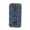 Image 2 : MCM Blue Snakeskin Flap Closure Iphone5 Case