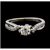 Image 2 : 0.70 ctw Diamond Ring - 14KT White Gold