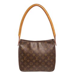 Louis Vuitton Monogram Canvas Leather Looping MM Shoulder Bag