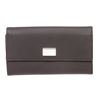 Image 1 : Bvlgari Black Coated Canvas Long Wallet