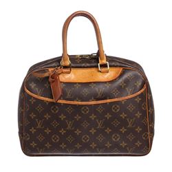 Louis Vuitton Monogram Canvas Leather Deauville Doctor Bag
