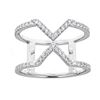 Image 1 : 0.43 ctw Diamond Ring - 18KT White Gold