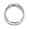Image 4 : 0.43 ctw Diamond Ring - 18KT White Gold
