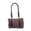Image 3 : Prada Plum Black Nylon Quilted Tessuto Shoulder Bag