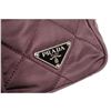 Image 8 : Prada Plum Black Nylon Quilted Tessuto Shoulder Bag