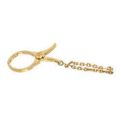 Hermes Gold Plated Filou Glove Clip