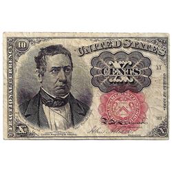 1864 10 Cents Fifth Issue Fractional Note
