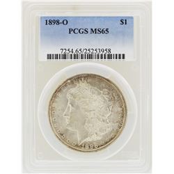 1898-O $1 Morgan Silver Dollar Coin PCGS MS65