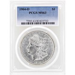 1904-O $1 Morgan Silver Dollar Coin PCGS MS63