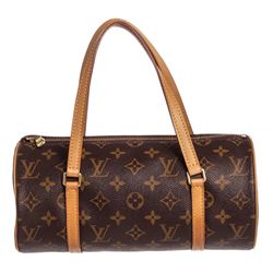 Louis Vuitton Monogram Canvas Leather Papilon 26 cm Shoudler Bag