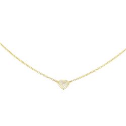 0.4 ctw Diamond Necklace - 14KT White Gold