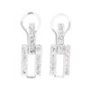 Image 1 : 0.70 ctw Diamond Earrings - 14KT White Gold
