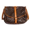 Image 1 : Louis Vuitton Monogram Canvas Leather Saumur 35 cm Messenger Bag