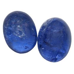 8.58 ctw Cabochon Mixed Tanzanite Parcel