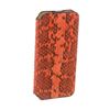Image 2 : MCM Orange Snakeskin Flap Closure Iphone5 Case
