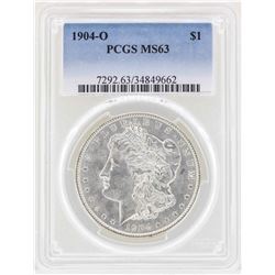 1904-O $1 Morgan Silver Dollar Coin PCGS MS63