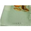 Image 3 : Loewe Green Silk Orange Tree Printed Scarf
