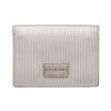 Image 1 : Bvlgari Silver Metallic Leather Cardholder Wallet
