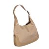 Image 3 : Gucci Beige Canvas Leather Trimmed Jackie Hobo Shoulder Bag