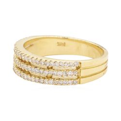 0.4 ctw Diamond Ring - 14KT Yellow Gold