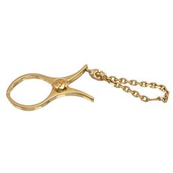 Hermes Gold Plated Filou Glove Clip