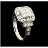 Image 4 : 0.50 ctw Diamond Ring - 14KT White Gold