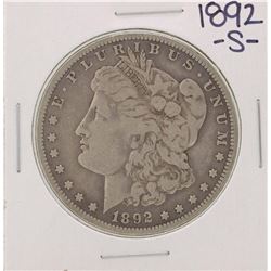 1892-S $1 Morgan Silver Dollar Coin