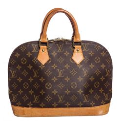 Louis Vuitton Monogram Canvas Leather Alma PM Handbag