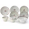 Image 1 : A New Hall-type part tea set, consisting of slop bowl, four tea bowls and five saucers, painted w...