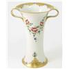 Image 1 : A Moorcroft for Macintyre '18th Century' trumpet vase, twin-handled and decorated with swags of r...