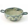 Image 1 : A Moorcroft 'Peacock' twin-handled bowl, decorated with an encircling pattern in shades of blue a...