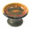 Image 1 : A small Moorcroft for Liberty 'Eventide' comport, decorated in shades of blue, green, rust red an...