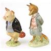 Image 1 : A Beswick Beatrix Potter Pigling Bland figure, modelled with a deep maroon jacket and a 'Foxy Whi...