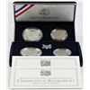 Image 1 : U.S. 1994 World Cup Silver $1 & 50¢ Commems Proof & Business Strike W/Box & COA ( 2 sets )